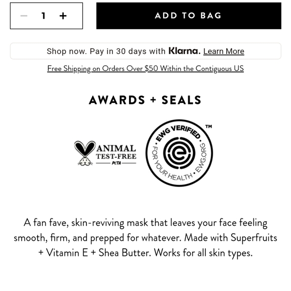 New in package Honest company prime and perfect mask - Picture 3 of 5